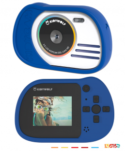 Cámara digital acuática para niños Kidycam Azul