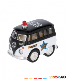 Mini Furgo Policia Negra Volkswagen