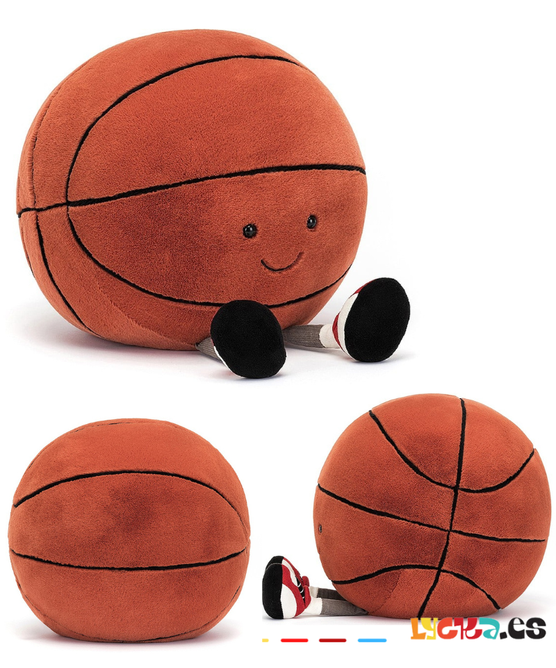 Peluche Balón de Baloncesto. Colección Amuseable Sports de Jellycat