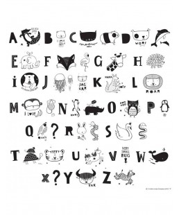Set de Letras ABC y animales para Lightbox