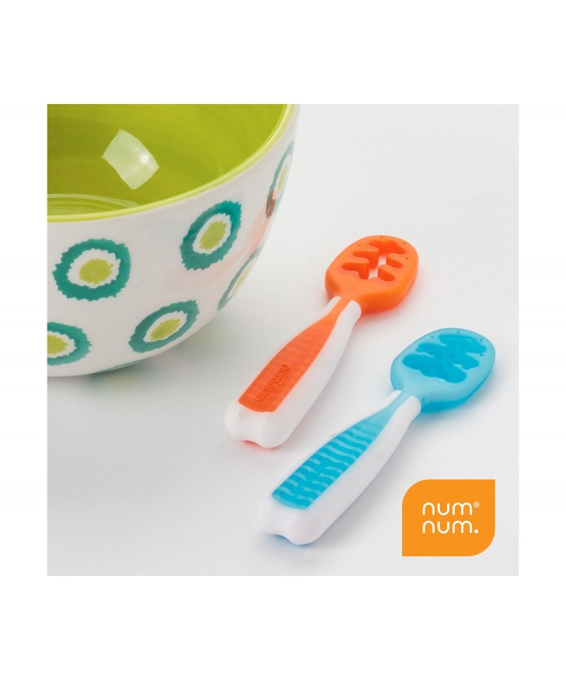 Las pre-cucharas de NumNum® ⬇️ están diseñadas para que los niños se i