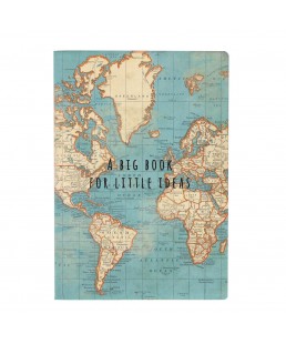 Cuadernos Mapa Vintage
