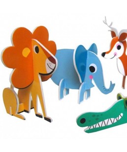 PUZZLE 3 D ANIMAL PARADE