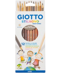 Caja de 12 lápices Color Carne de Giotto