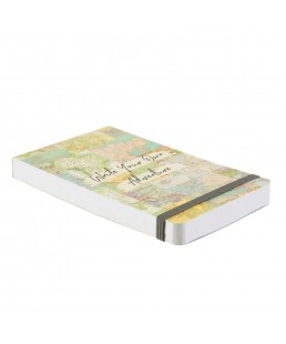 Cuaderno Notas Viaje Flip Mapa Collage