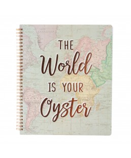 Cuaderno A4 Mapa Vintage World Explorer