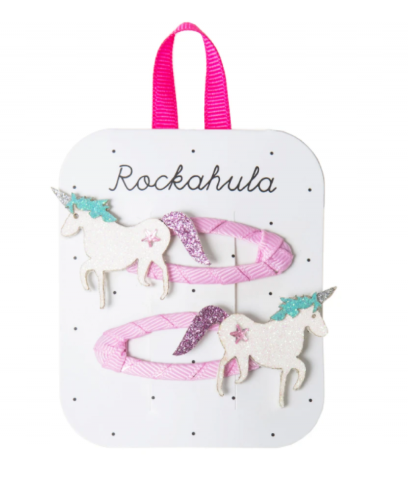 Clips de pelo "Unicorn Glitter" de Rockahula Kids