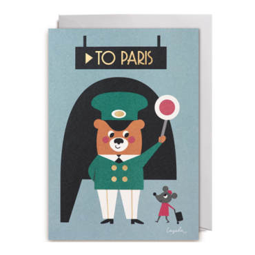 TARJETA TRIP TO PARIS
