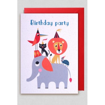 TARJETA BIRTHDAY PARTY ANIMAL